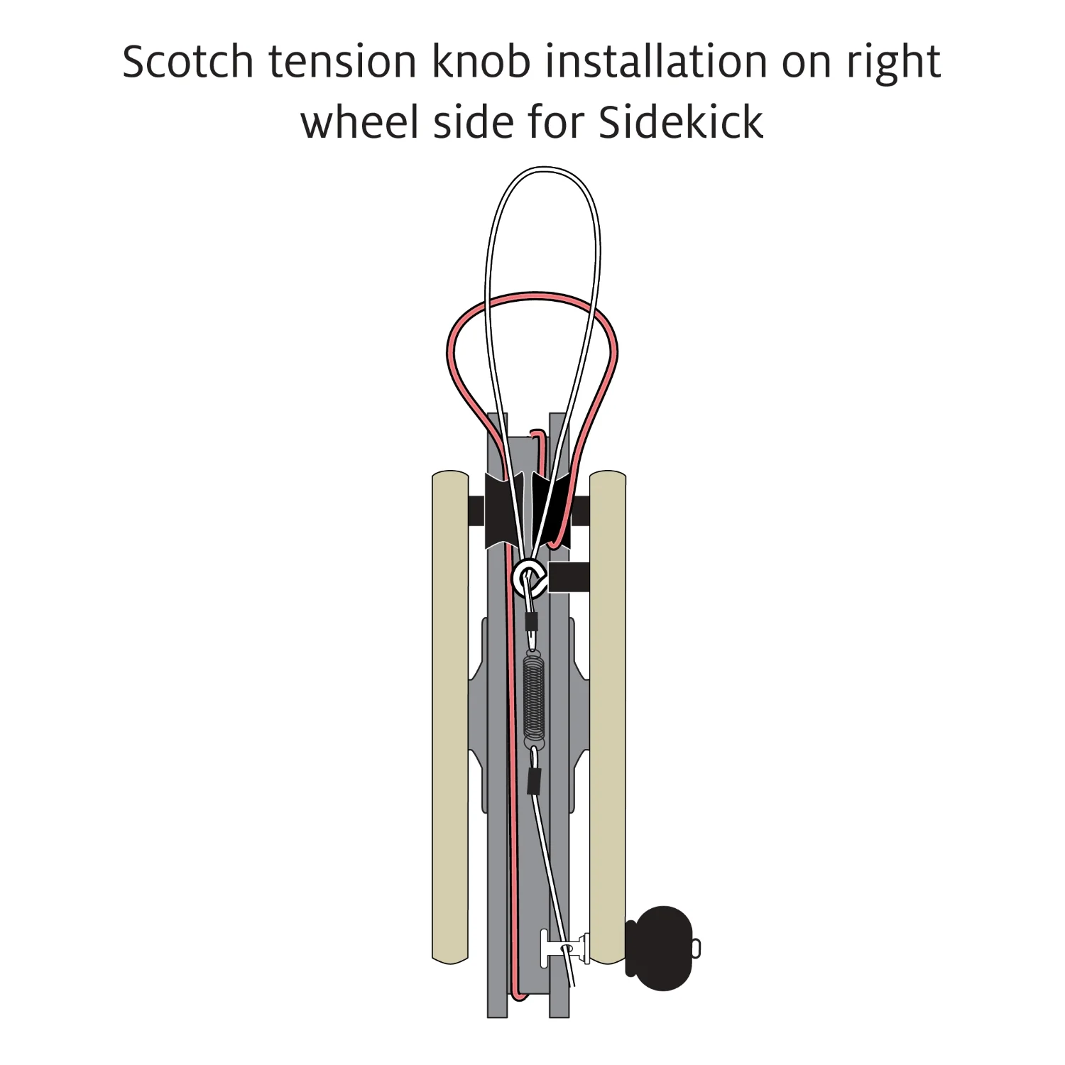 Scotch Tension Knob for Ladybug, Matchless, and Sidekick - Image 4
