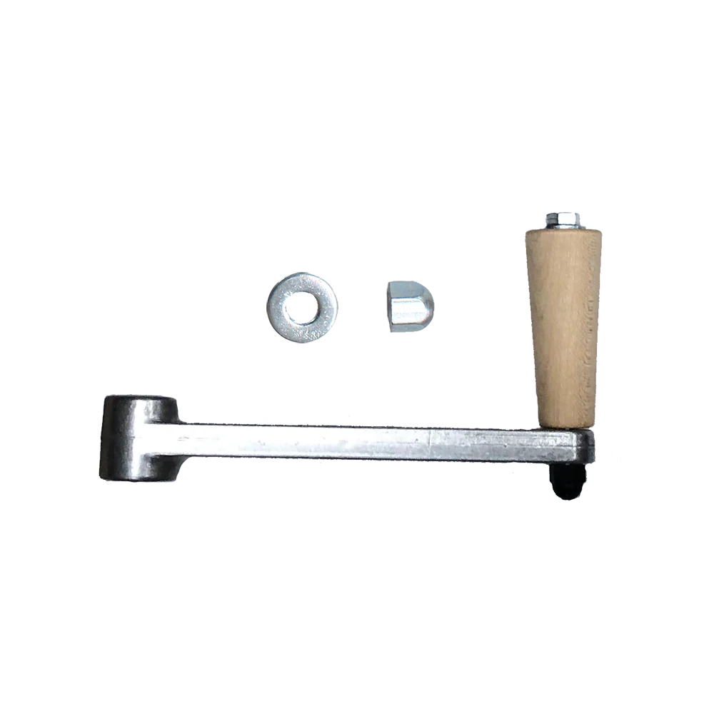 Warp Beam Crank Handles and Cap Nuts for Wolf Looms and Wolf Double Back Beams